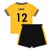 Wolves Matheus Cunha #12 Babykleding Thuisshirt Kinderen 2023-24 Korte Mouwen (+ korte broeken)